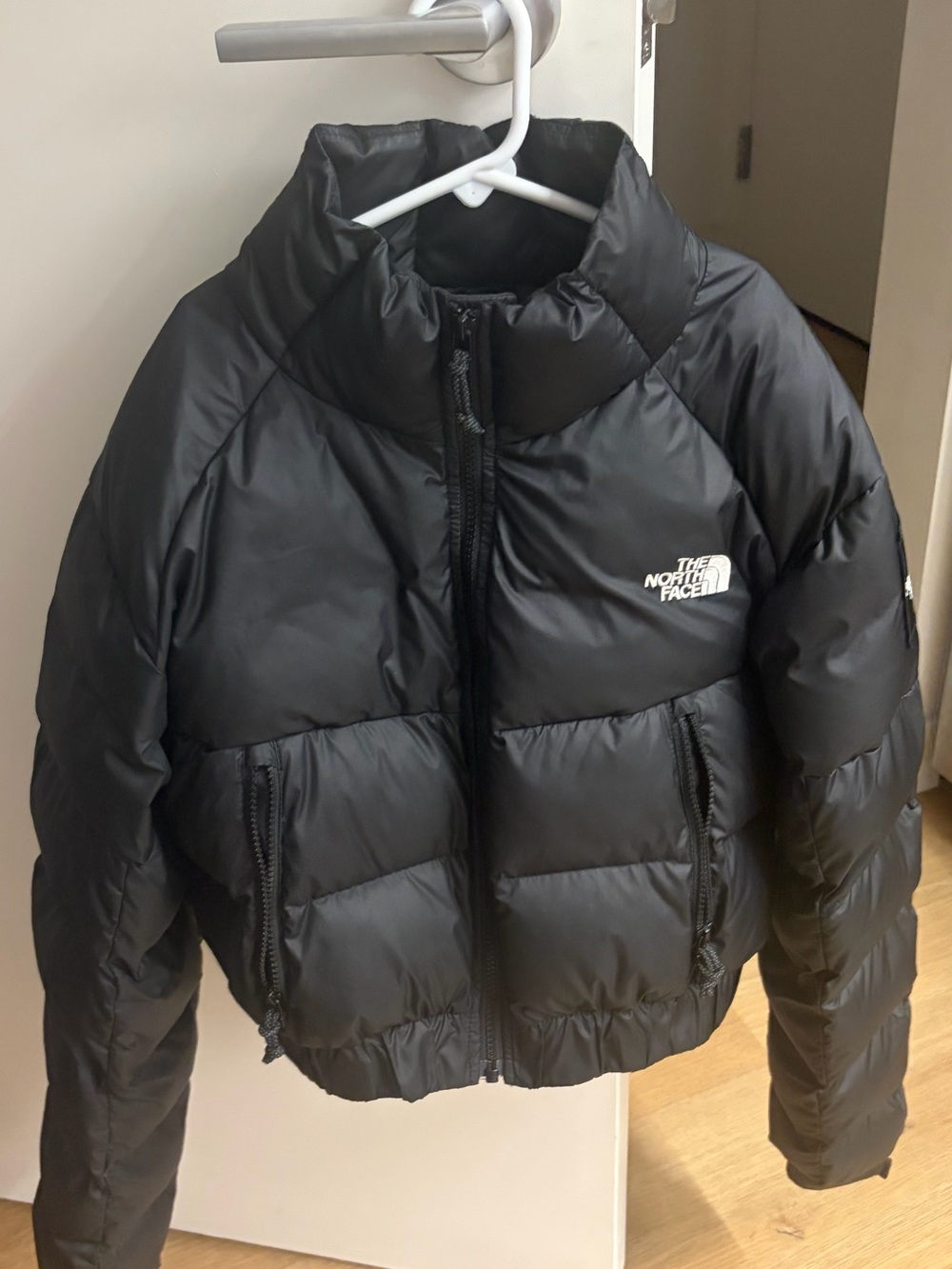 The North Face Black Women's Cropped Puffer Jacket